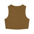 WTD Women's Tight Crewneck Crop Tank Top