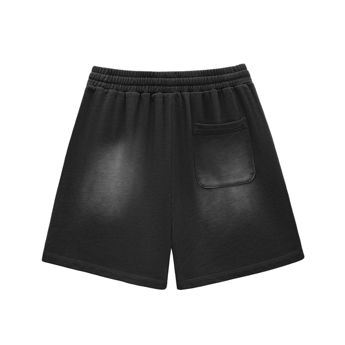 Essential Sun Fade Raw Edge Cotton Shorts
