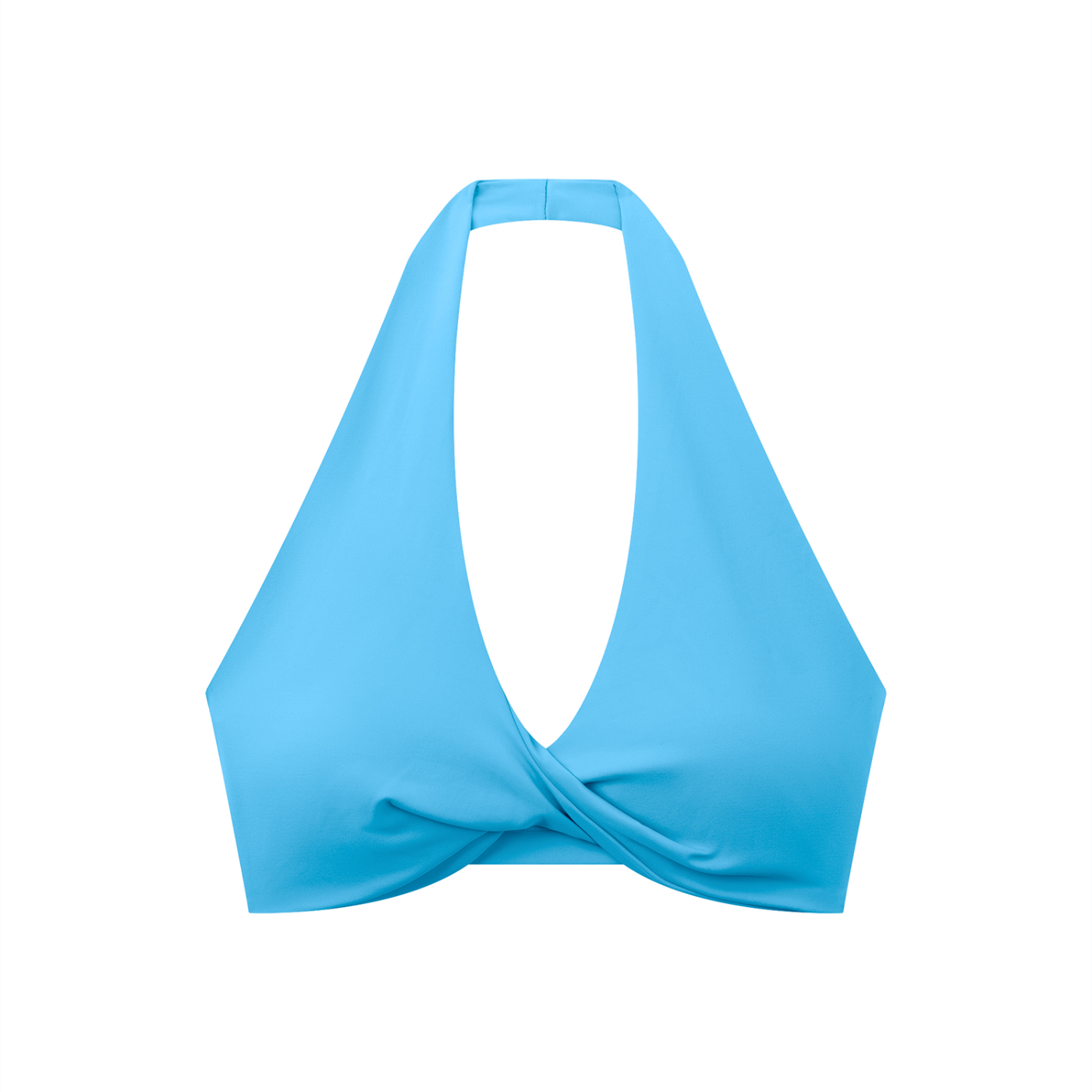 WTD Women's Pleated Halter Sports Bra