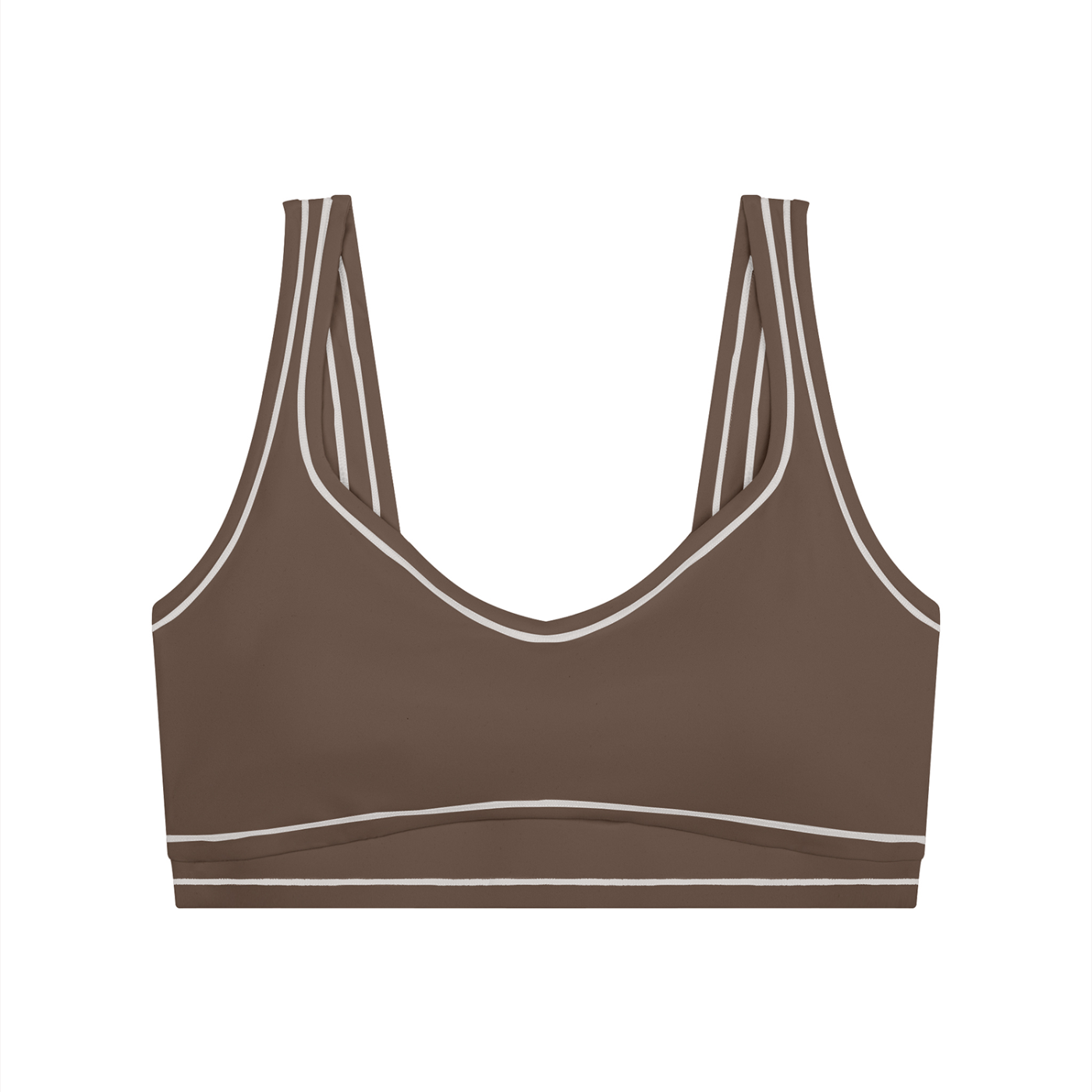 WTD Women’s Topstitching Yoga Sports Bra
