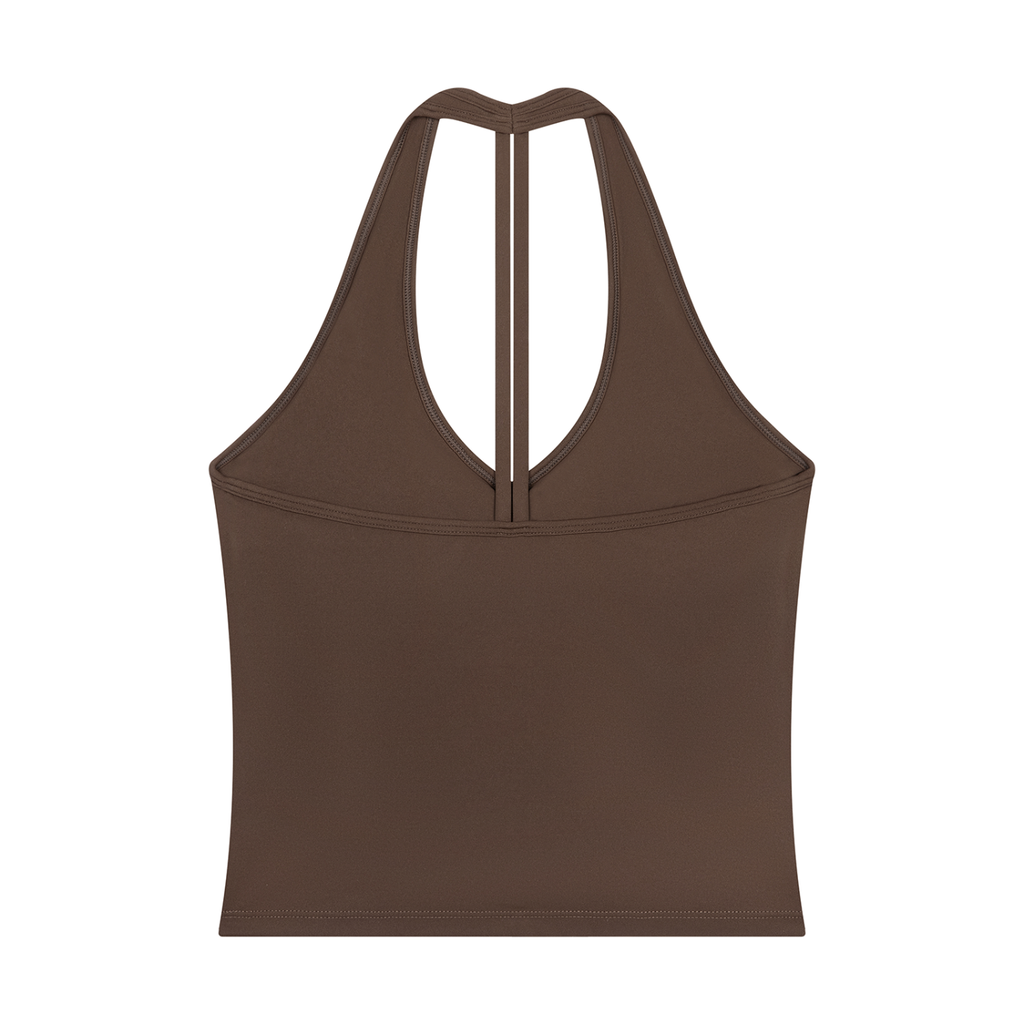 WTD Women’s Halter V-Neck Yoga Tank Top