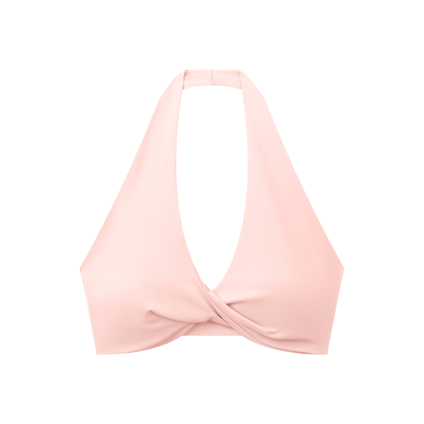 WTD Women's Pleated Halter Sports Bra
