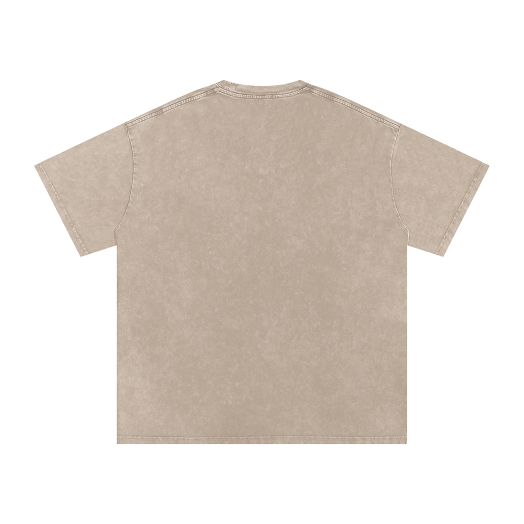 WTD Snow Washed Oversized Cotton T-Shirt