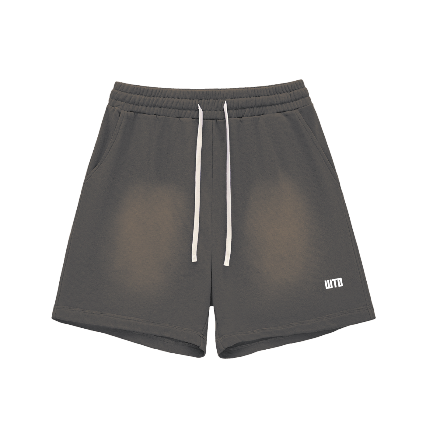 Essential Sun Fade Raw Edge Cotton Shorts