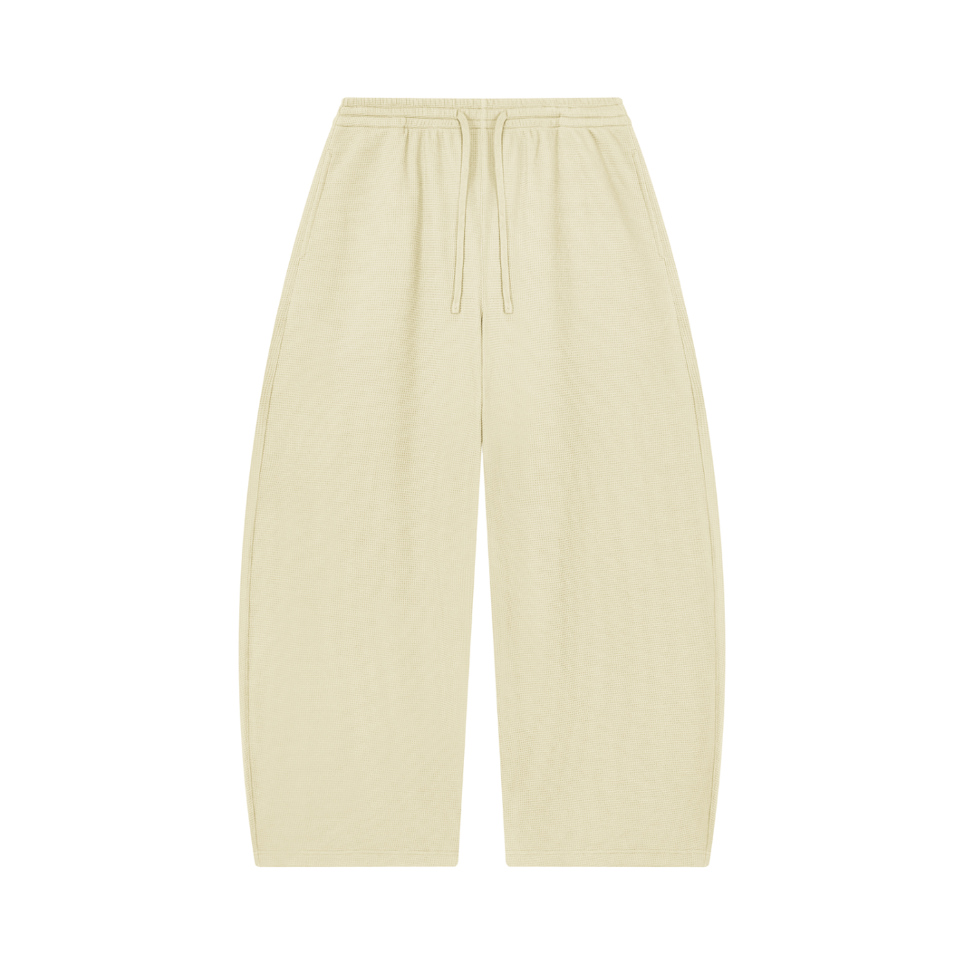 WTD Unisex Waffle Barrel Leg Pants