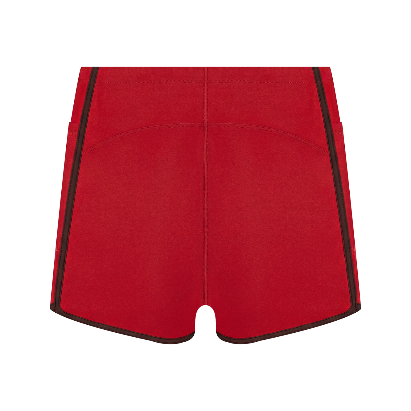 WTD Women's High Rise Color Block Yoga Shorts