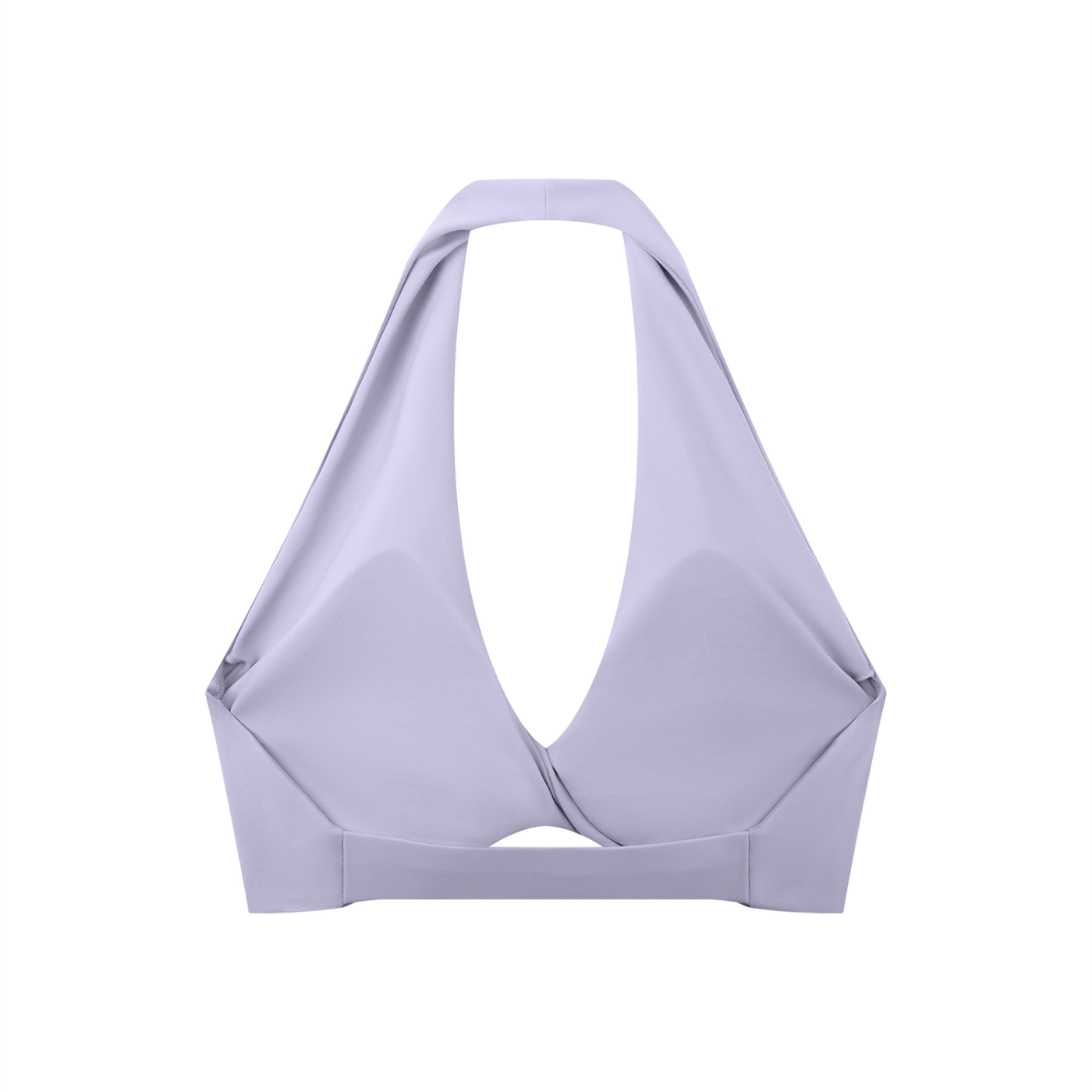 WTD Women's Pleated Halter Sports Bra