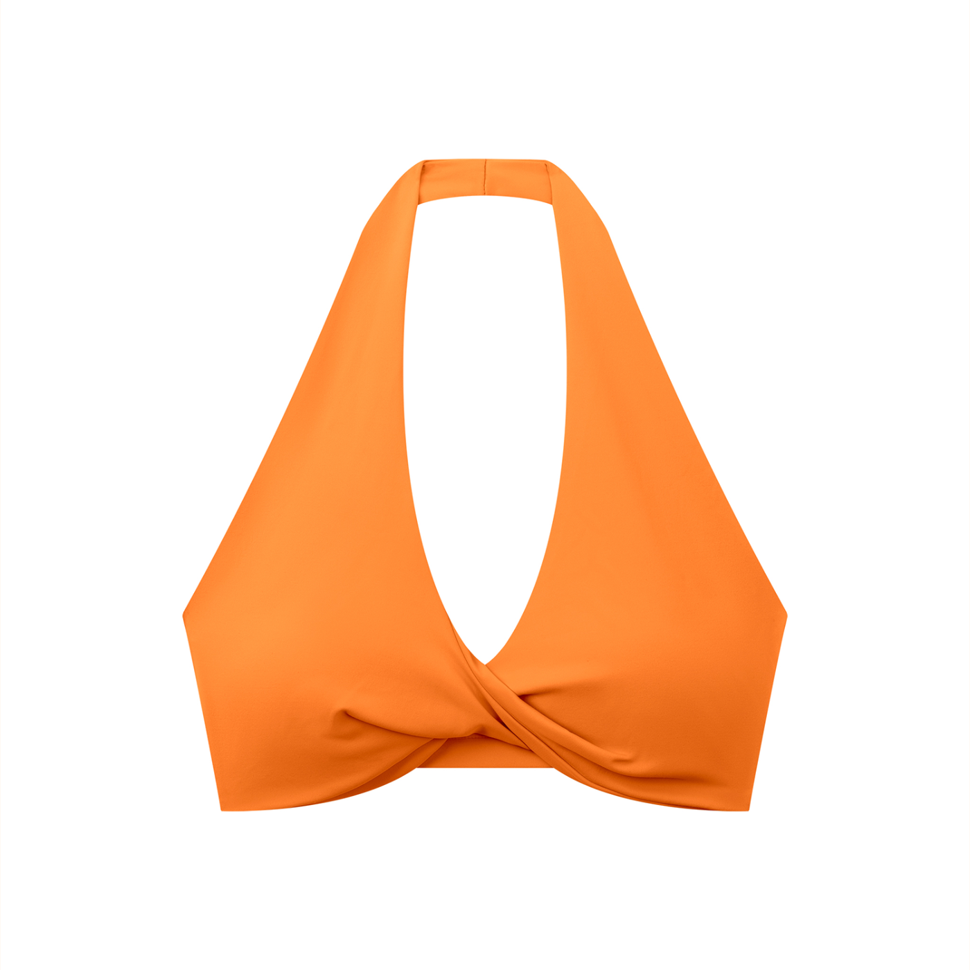 WTD Women's Pleated Halter Sports Bra