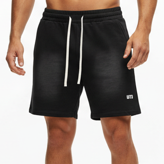 Essential Sun Fade Raw Edge Cotton Shorts