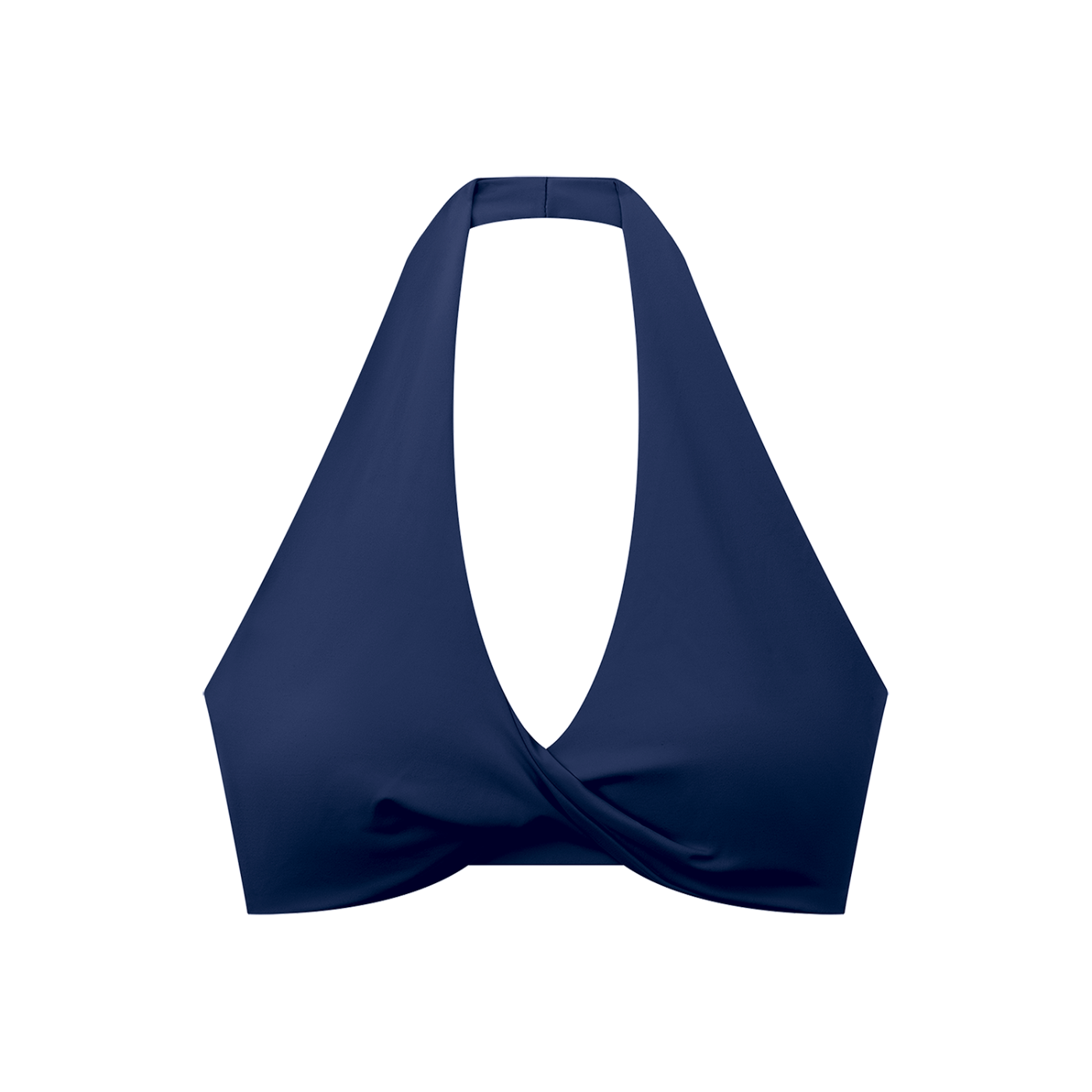WTD Women's Pleated Halter Sports Bra