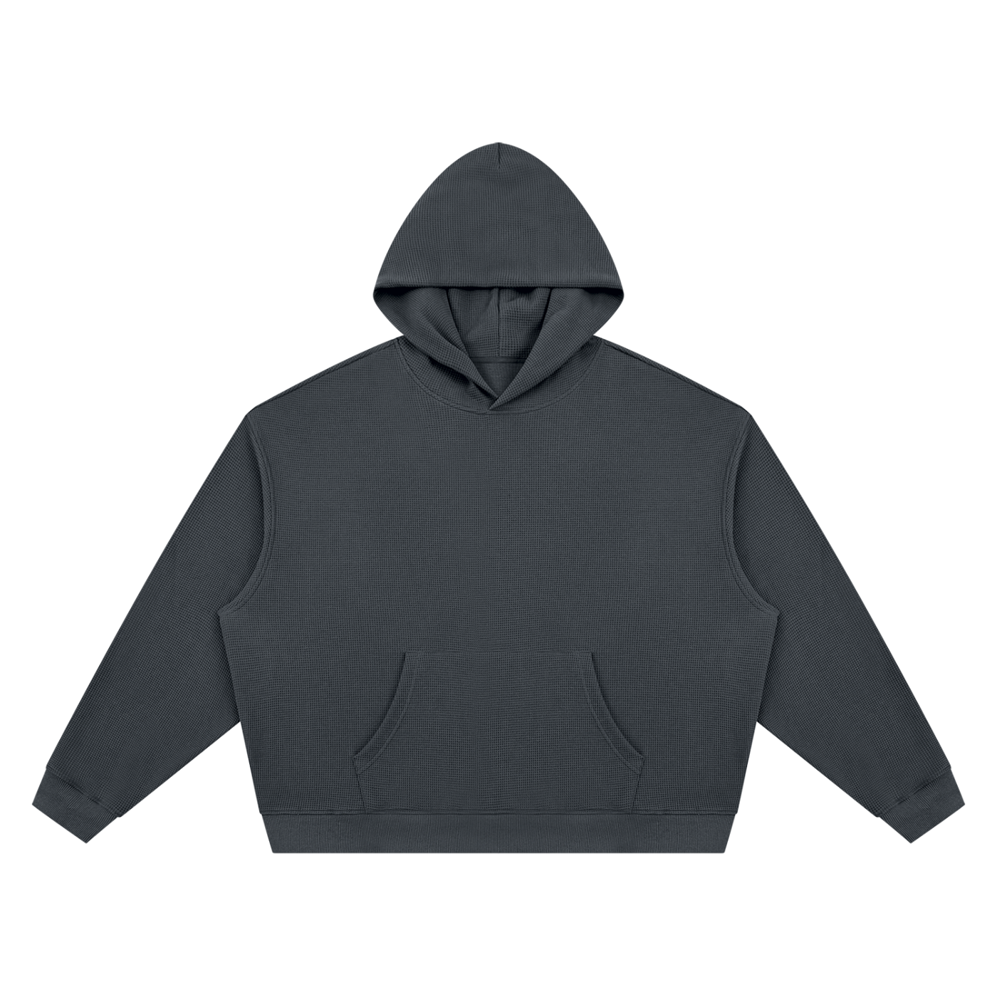 WTD Waffle Boxy Hoodie