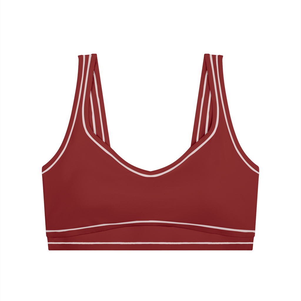 WTD Women’s Topstitching Yoga Sports Bra