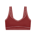 WTD Women’s Topstitching Yoga Sports Bra
