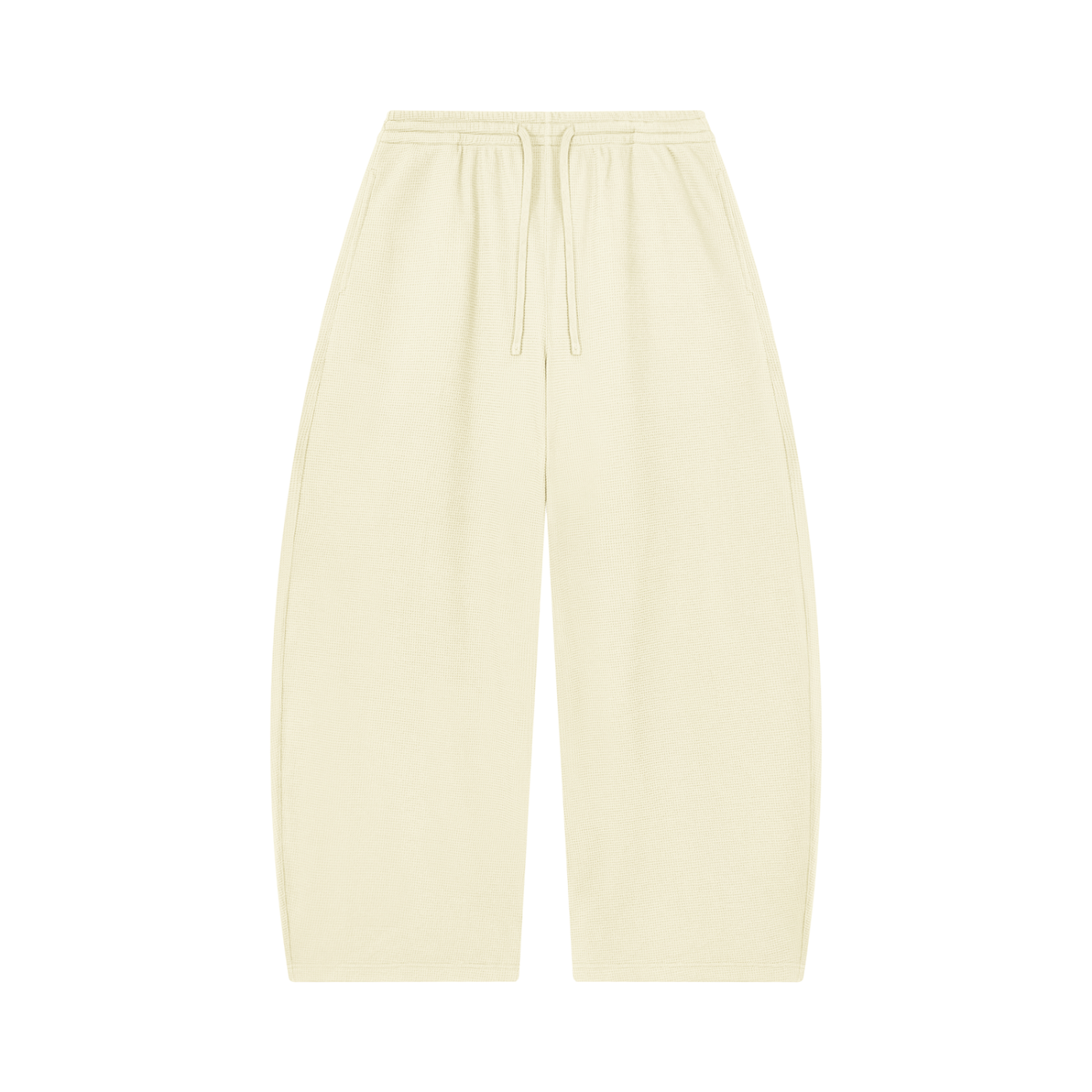 WTD Unisex Waffle Barrel Leg Pants