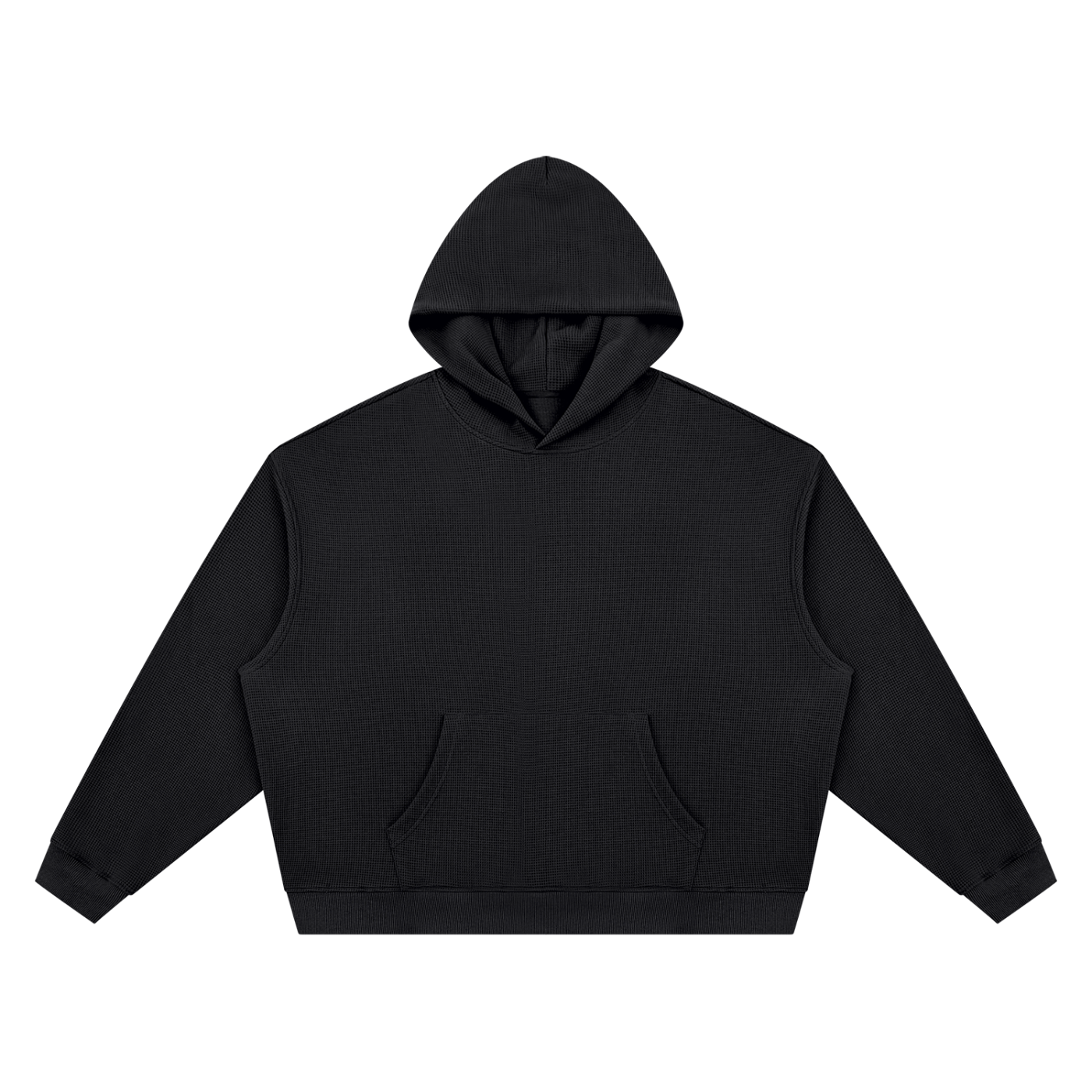 WTD Waffle Boxy Hoodie