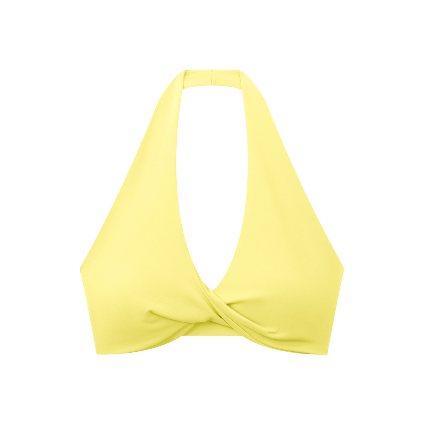 WTD Women's Pleated Halter Sports Bra