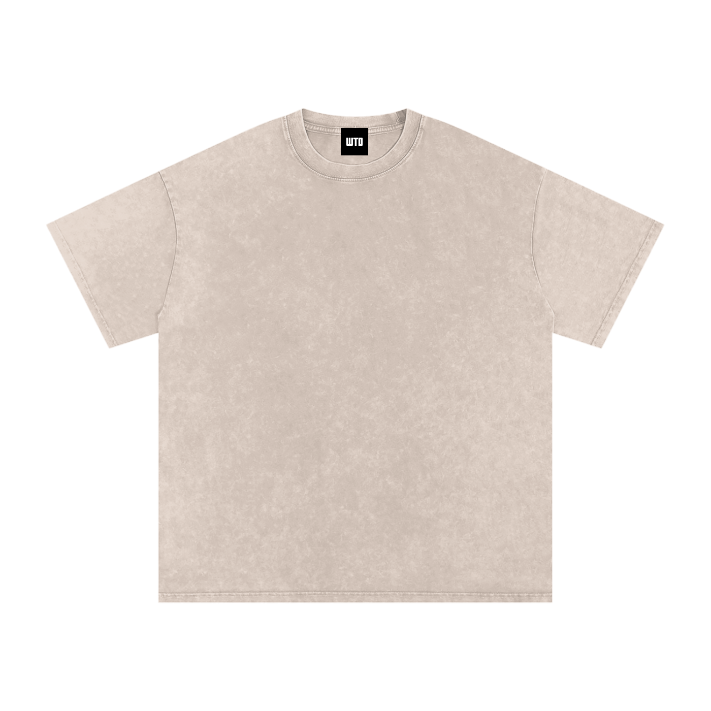 WTD Snow Washed Oversized Cotton T-Shirt