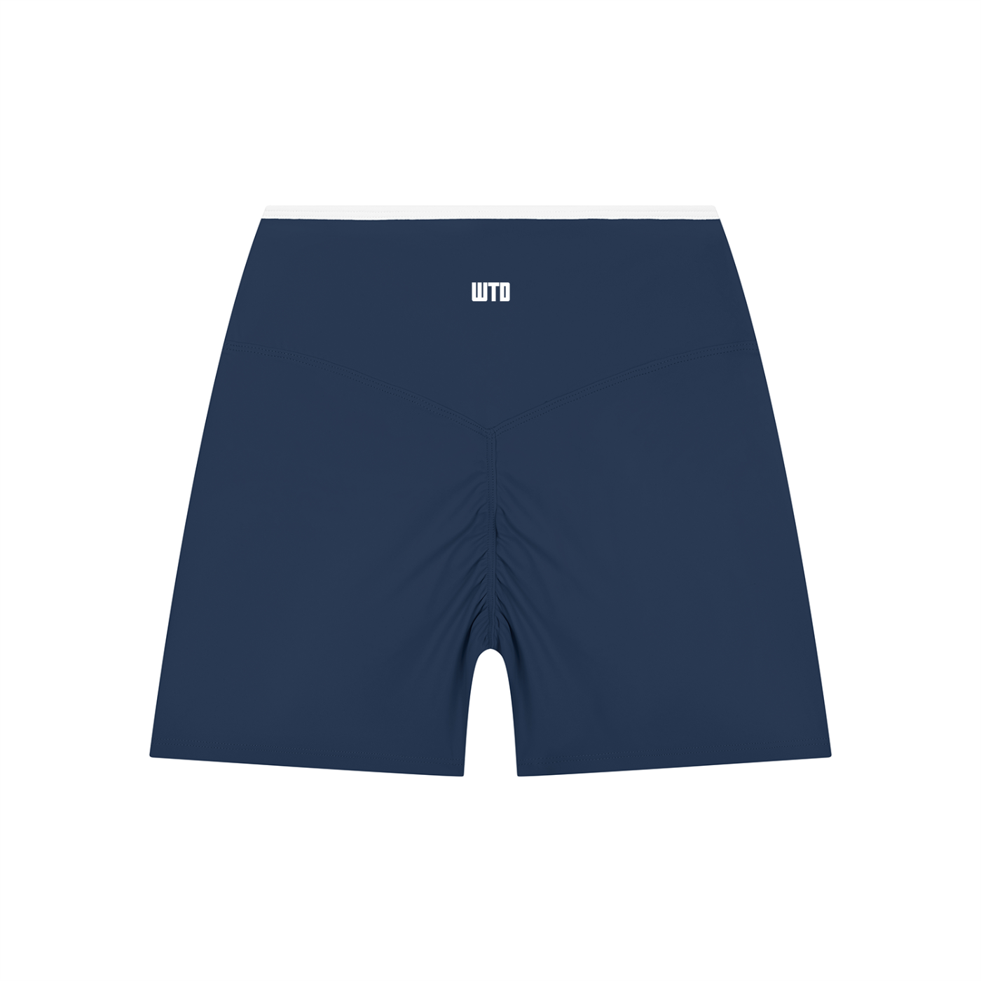 WTD Women’s High Rise Color Block Yoga Shorts