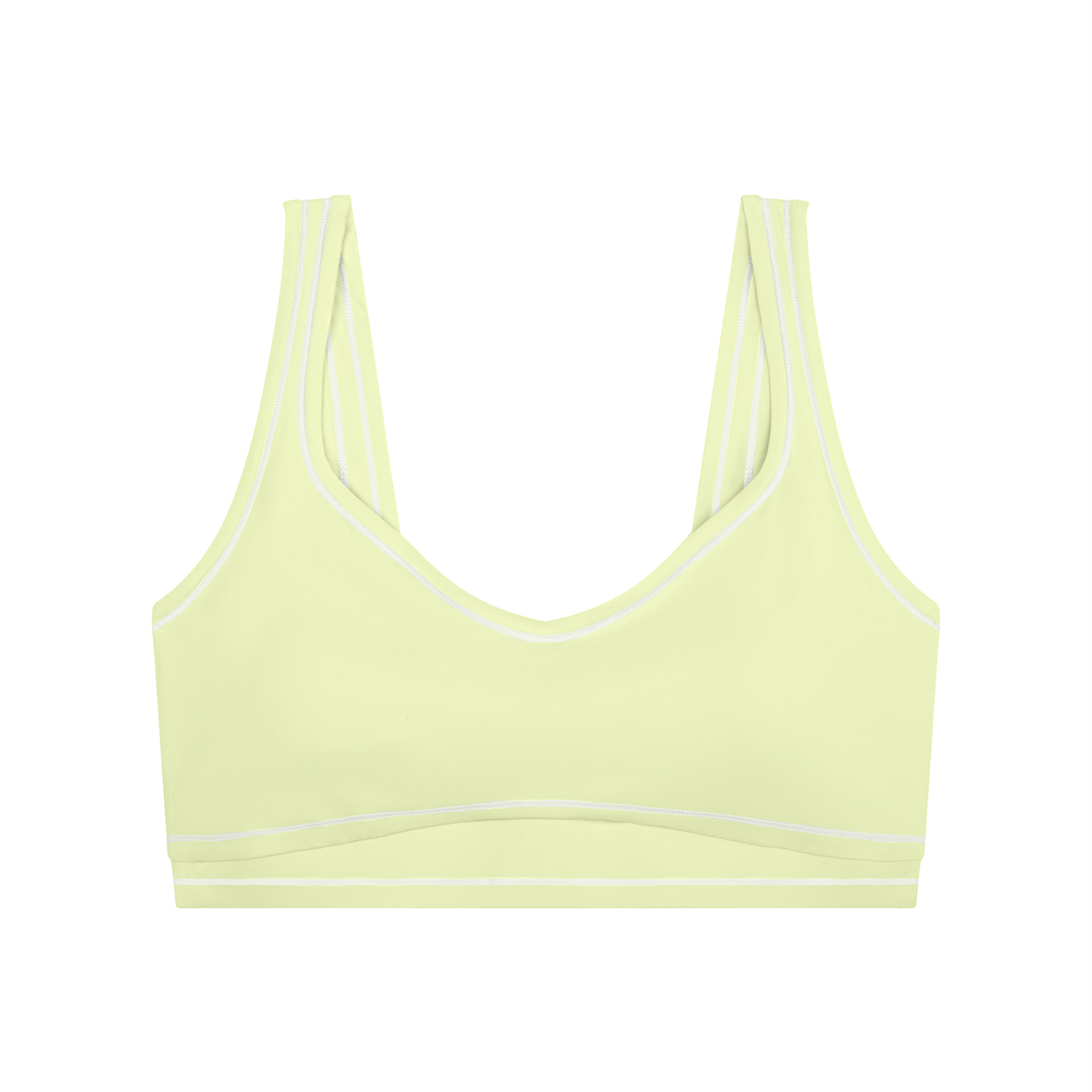 WTD Women’s Topstitching Yoga Sports Bra