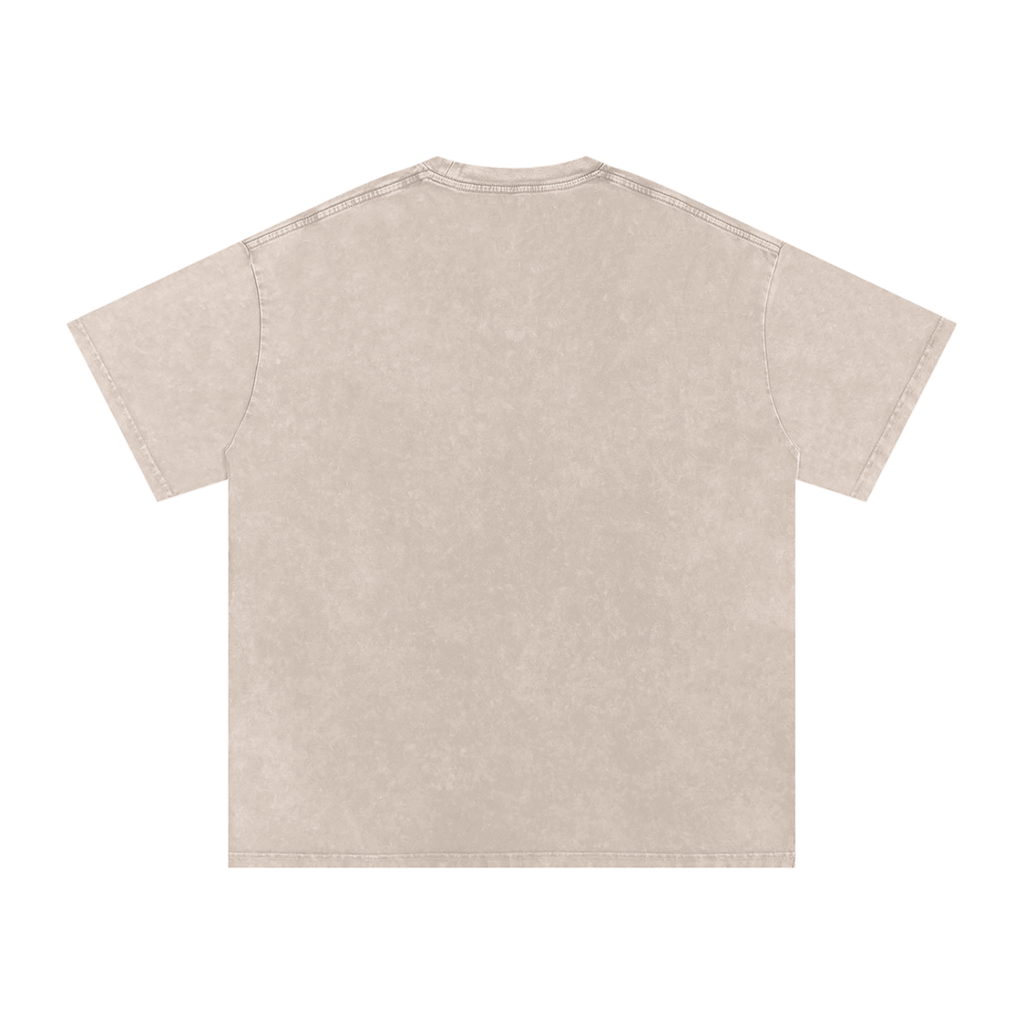 WTD Snow Washed Oversized Cotton T-Shirt