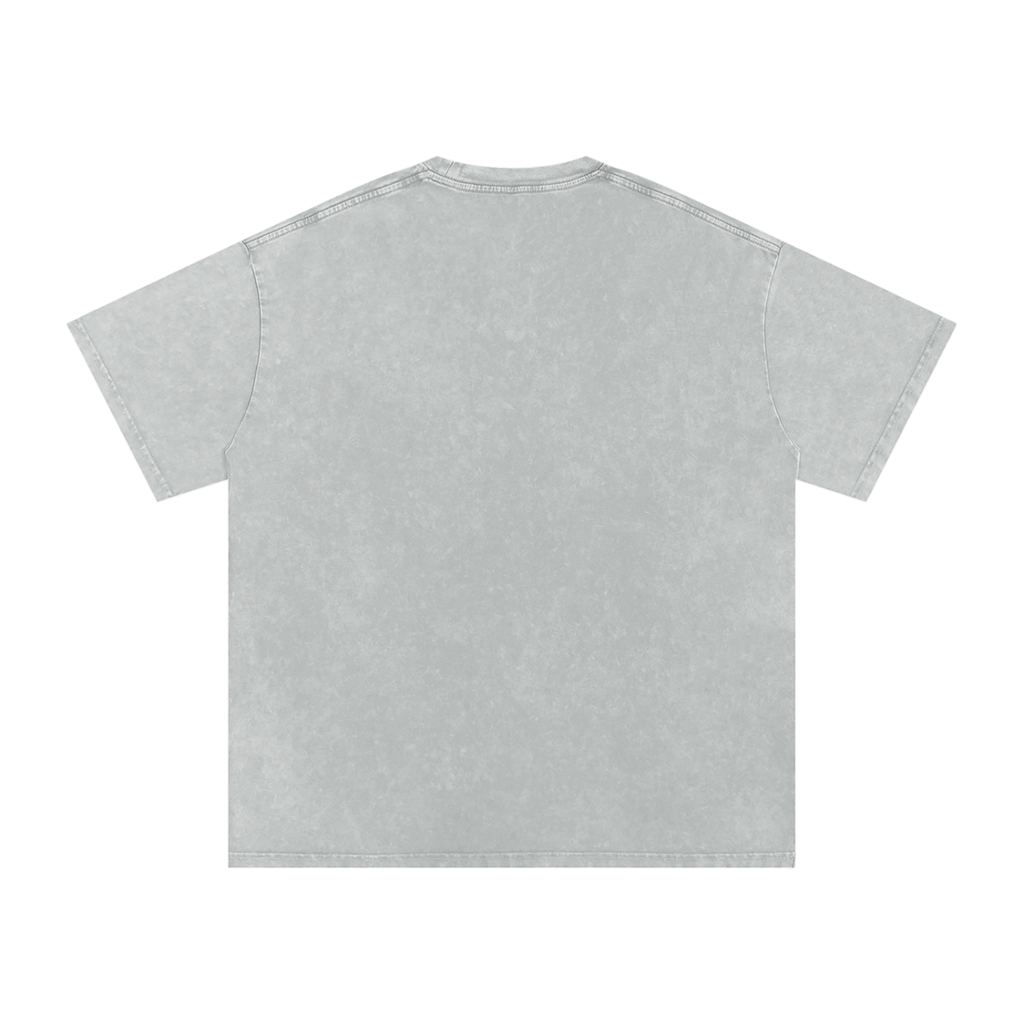WTD Snow Washed Oversized Cotton T-Shirt