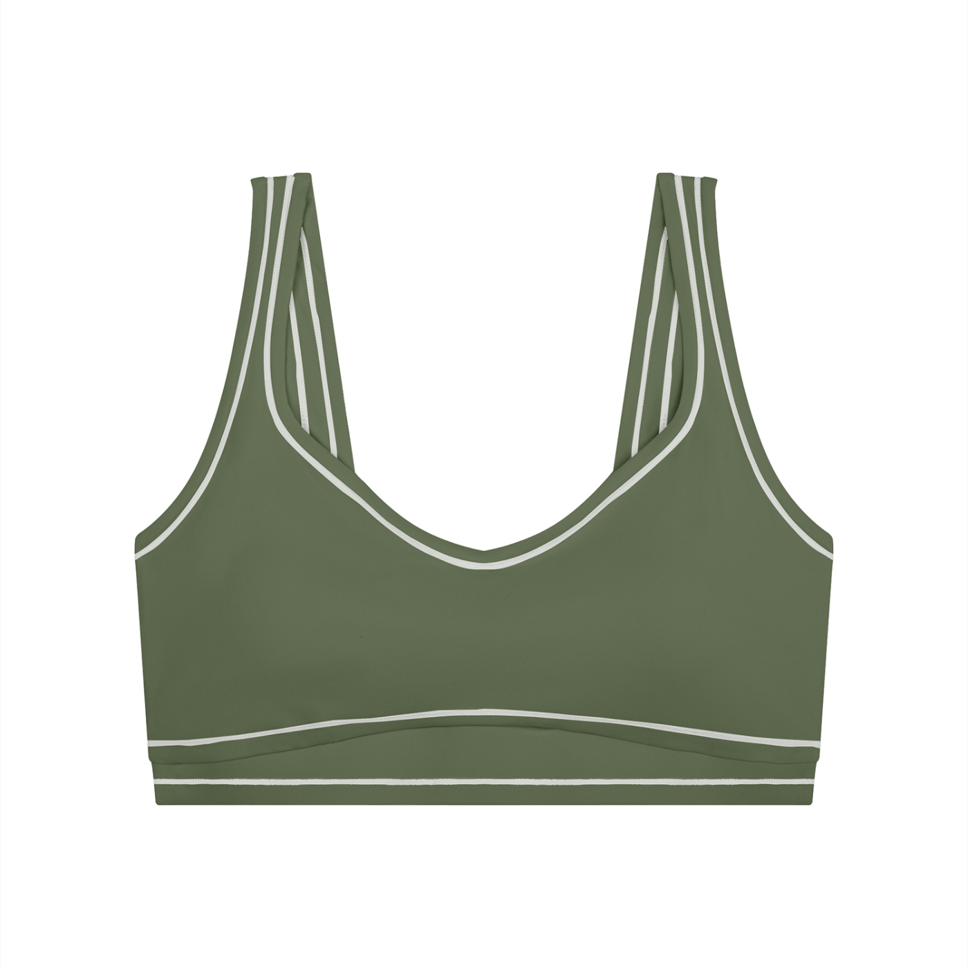 WTD Women’s Topstitching Yoga Sports Bra