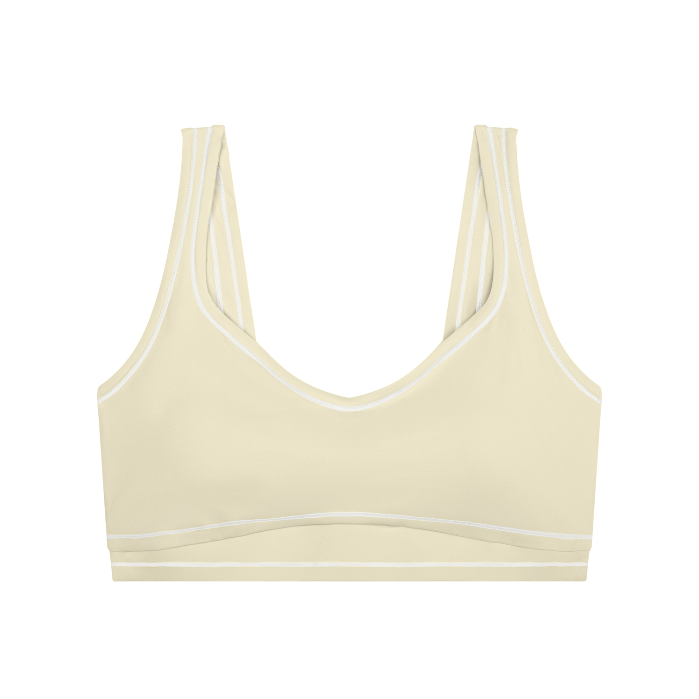 WTD Women’s Topstitching Yoga Sports Bra