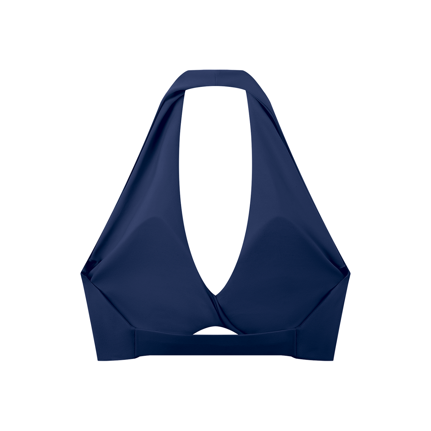 WTD Women's Pleated Halter Sports Bra