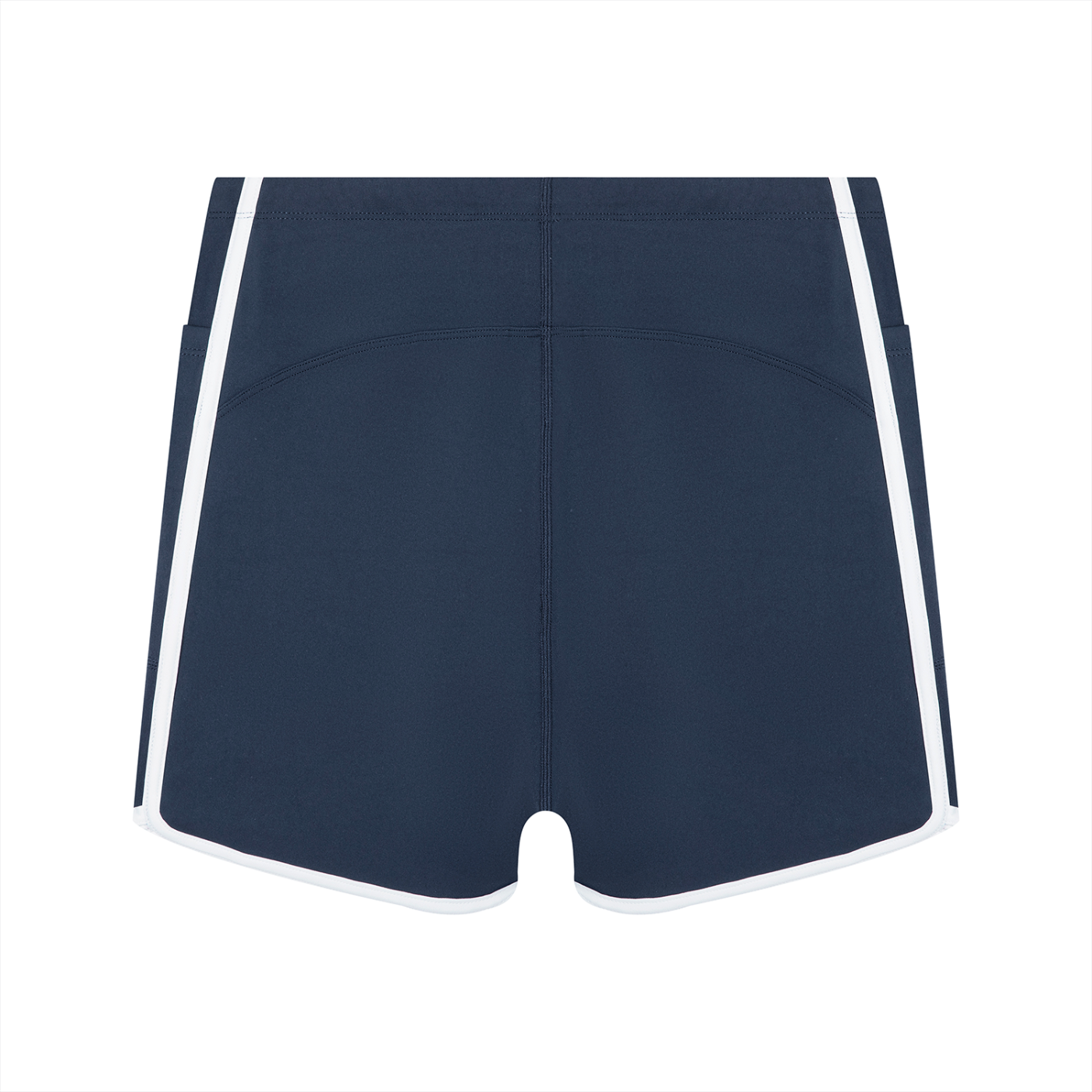 WTD Women's High Rise Color Block Yoga Shorts