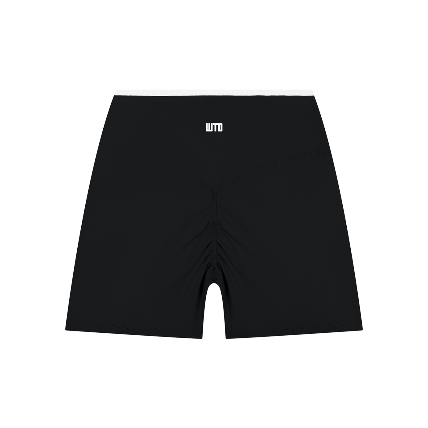 WTD Women’s High Rise Color Block Yoga Shorts