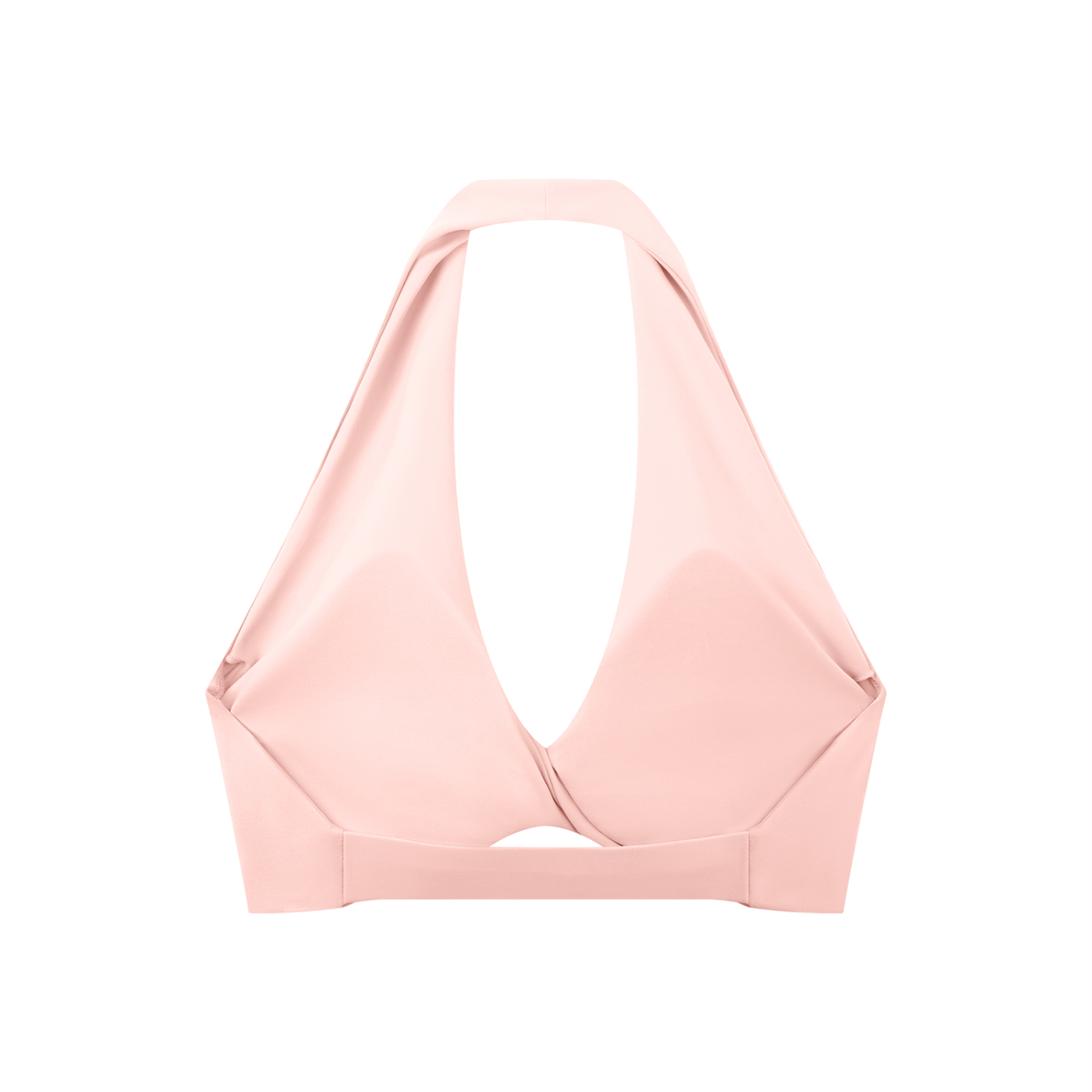 WTD Women's Pleated Halter Sports Bra