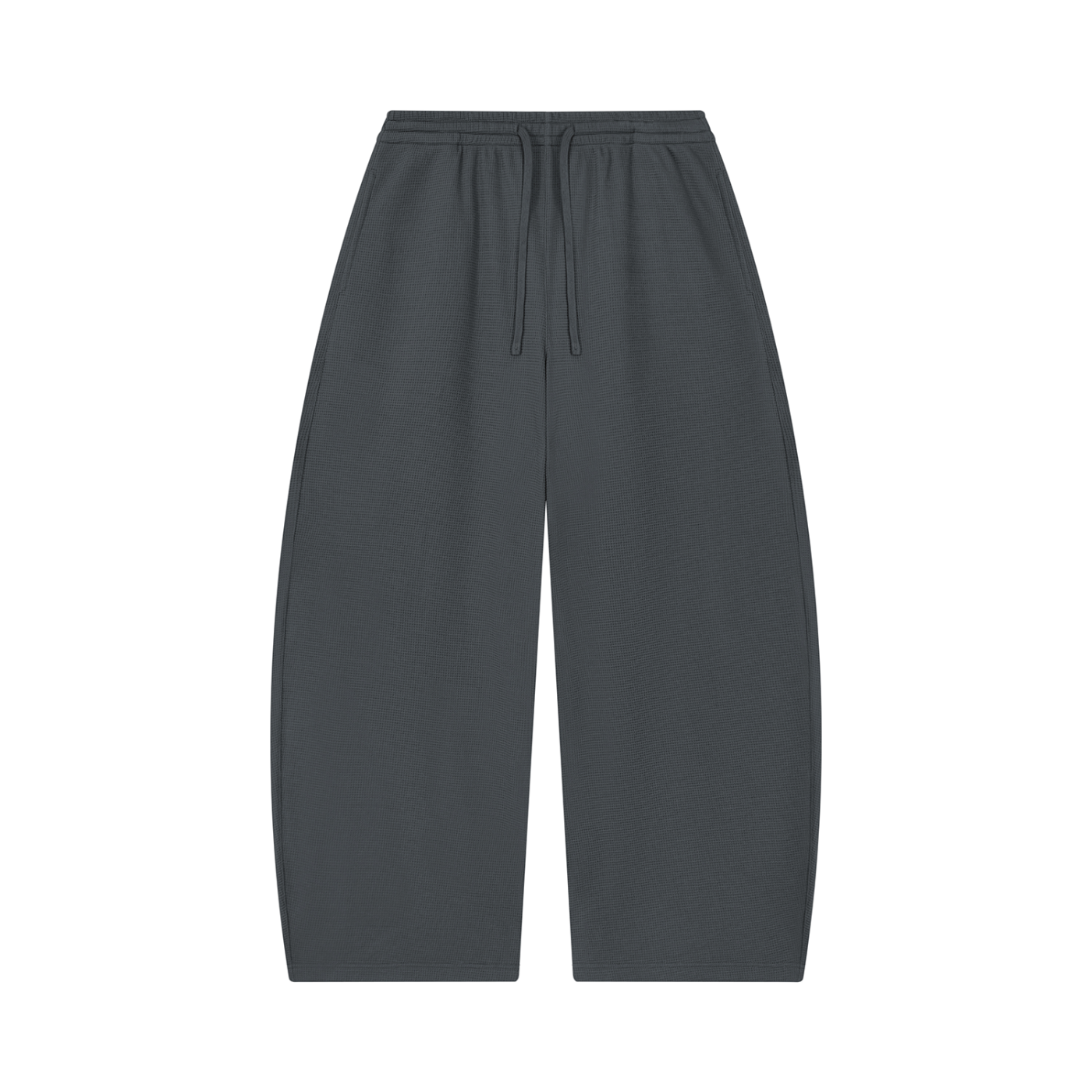 WTD Unisex Waffle Barrel Leg Pants