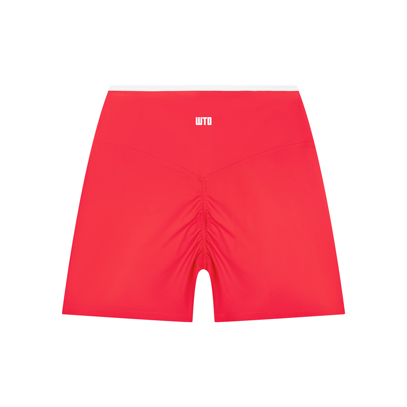 WTD Women’s High Rise Color Block Yoga Shorts