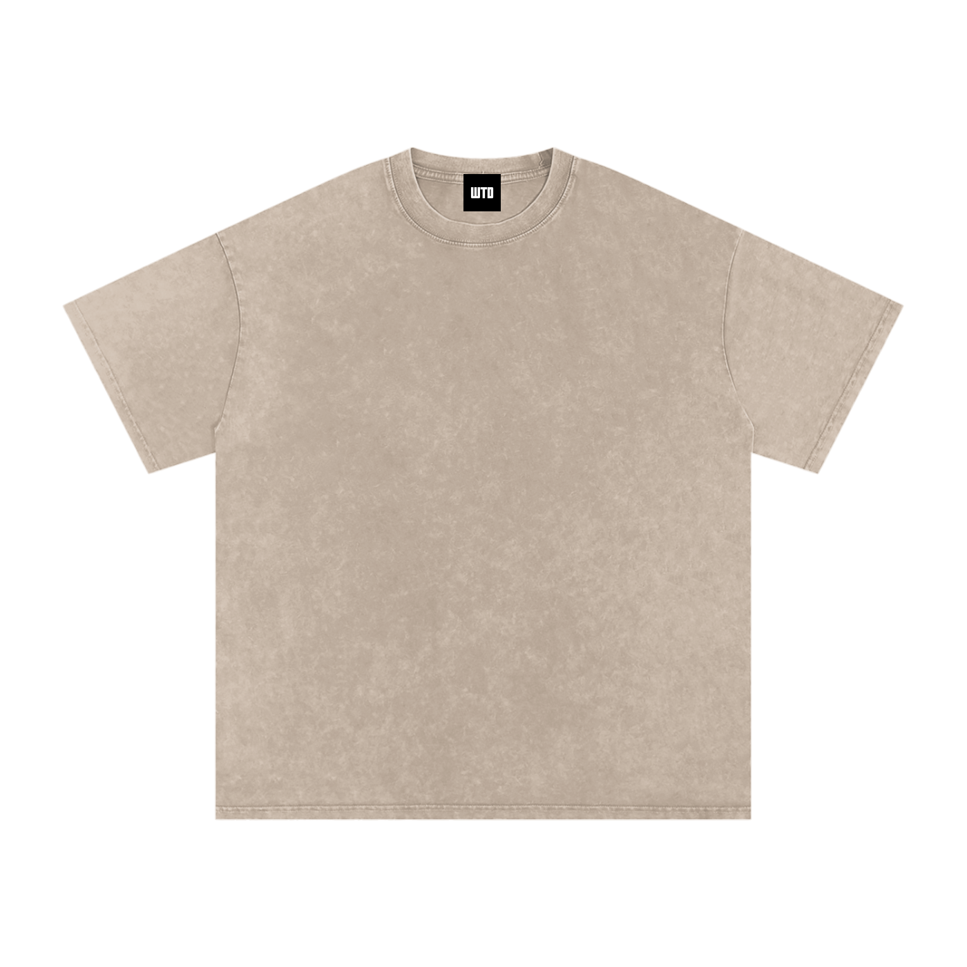 WTD Snow Washed Oversized Cotton T-Shirt