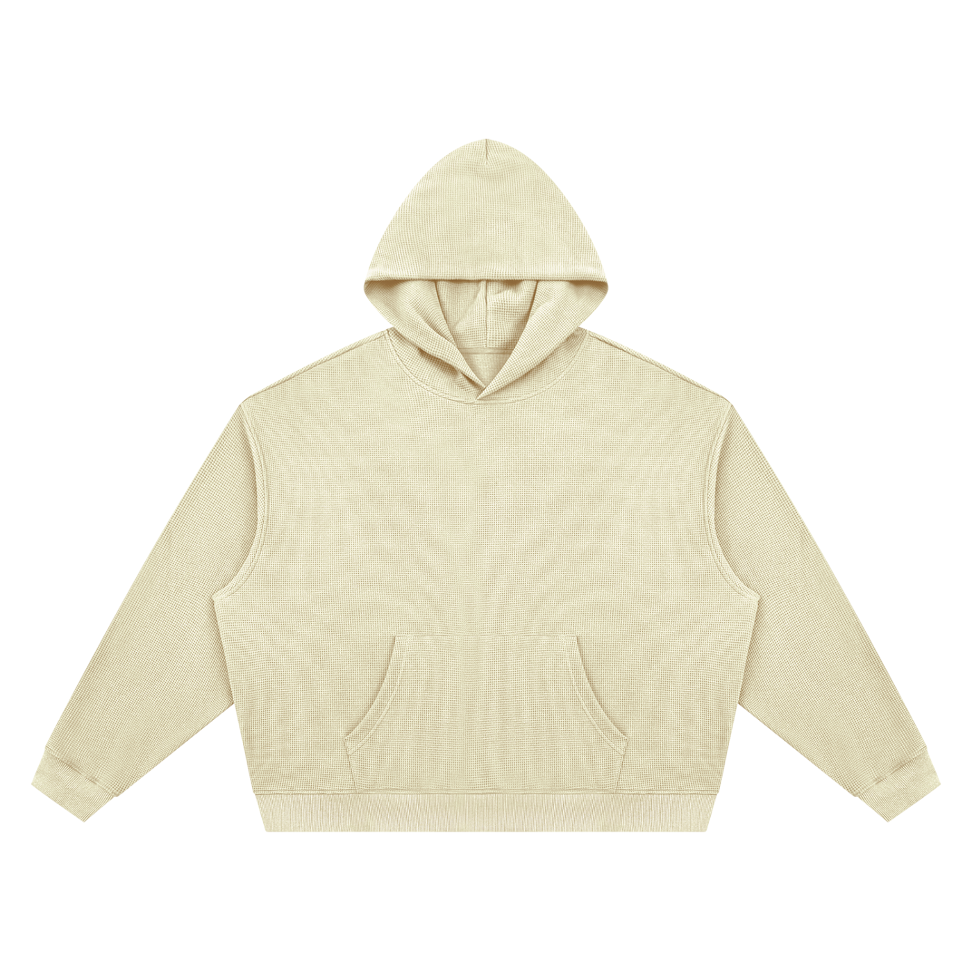 WTD Waffle Boxy Hoodie