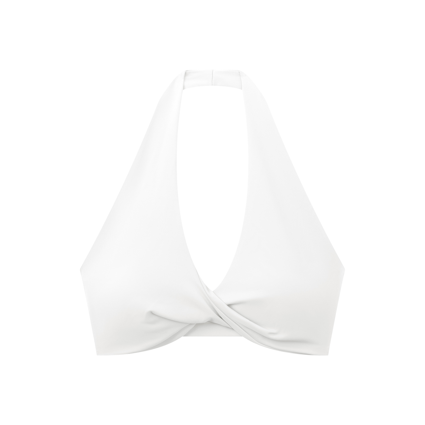 WTD Women's Pleated Halter Sports Bra