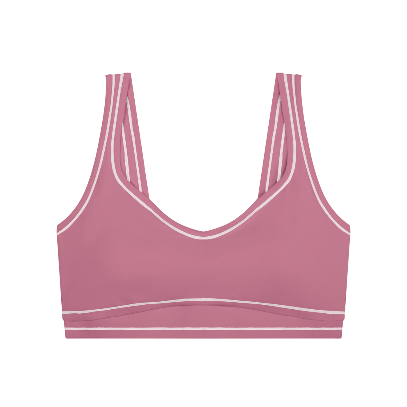 WTD Women’s Topstitching Yoga Sports Bra
