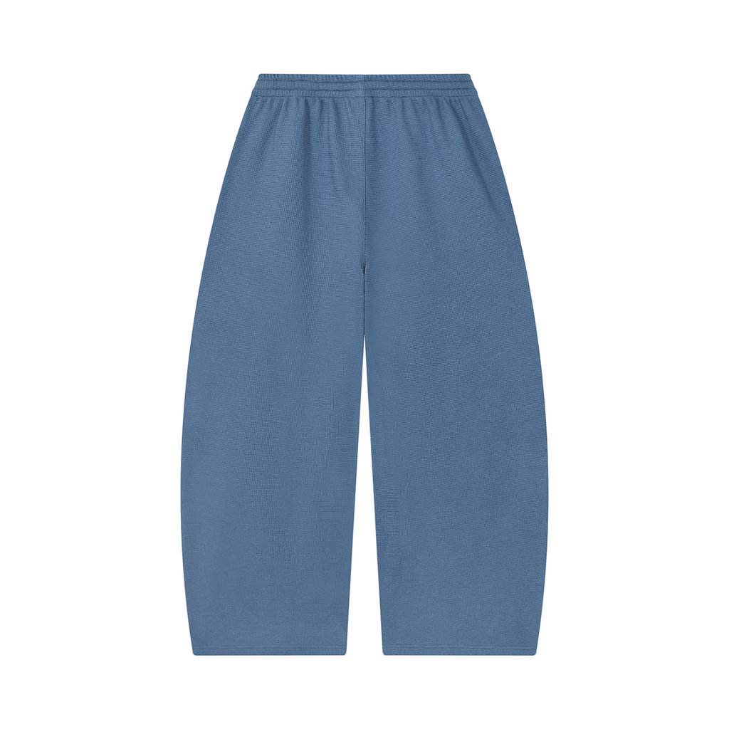 WTD Unisex Waffle Barrel Leg Pants