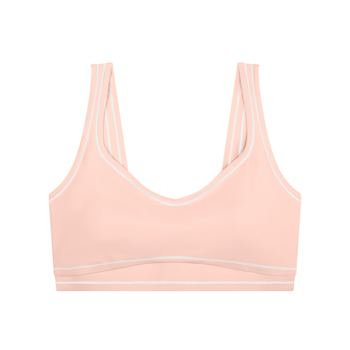 WTD Women’s Topstitching Yoga Sports Bra