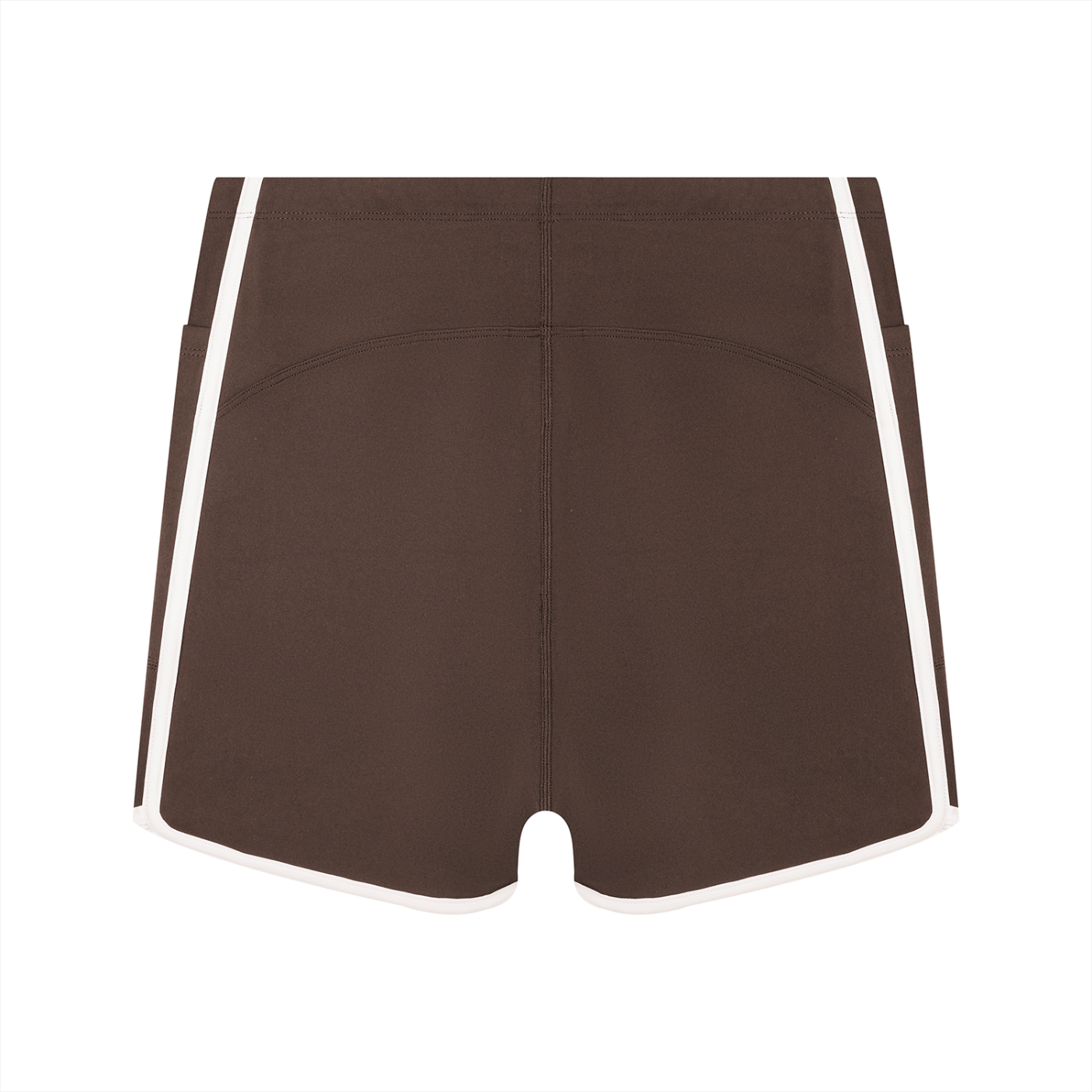WTD Women's High Rise Color Block Yoga Shorts