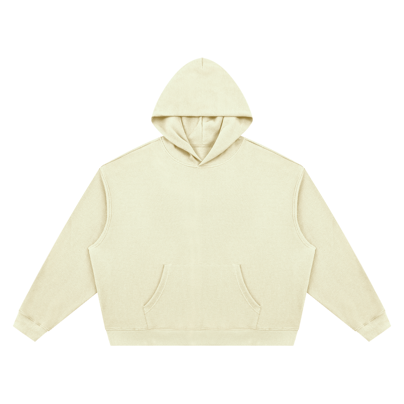WTD Waffle Boxy Hoodie