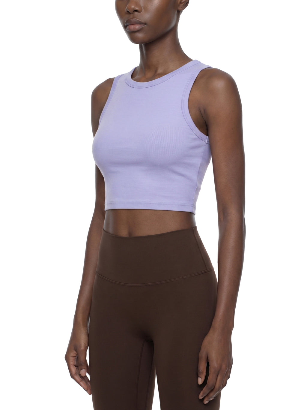 WTD Women's Tight Crewneck Crop Tank Top