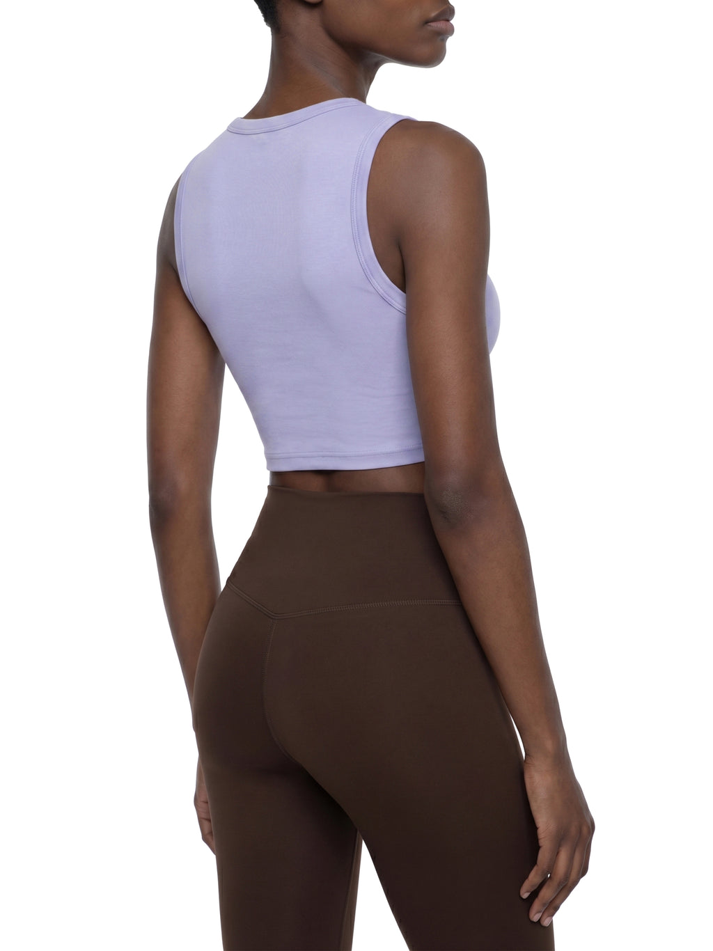 WTD Women's Tight Crewneck Crop Tank Top