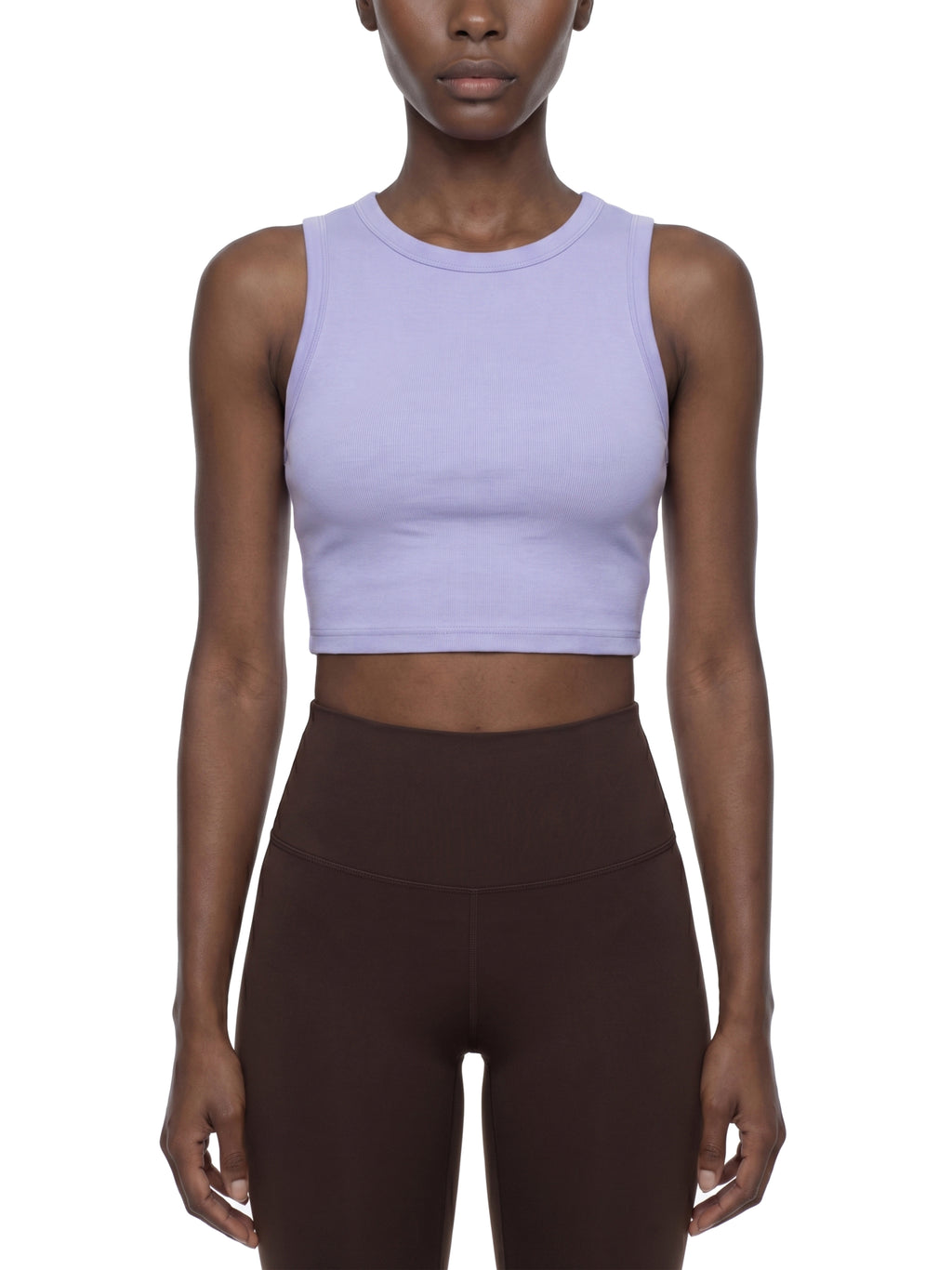 WTD Women's Tight Crewneck Crop Tank Top