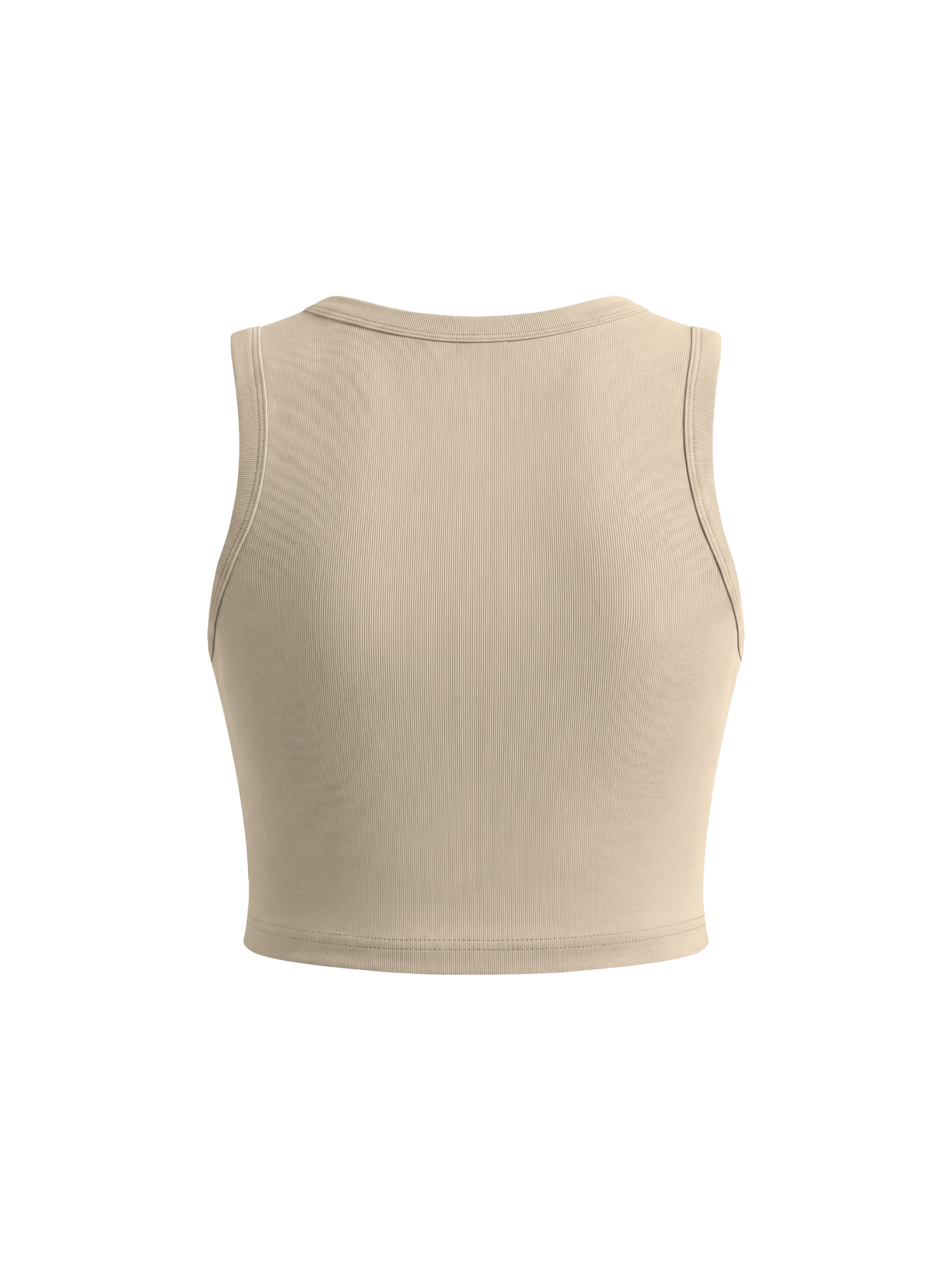 WTD Women's Tight Crewneck Crop Tank Top