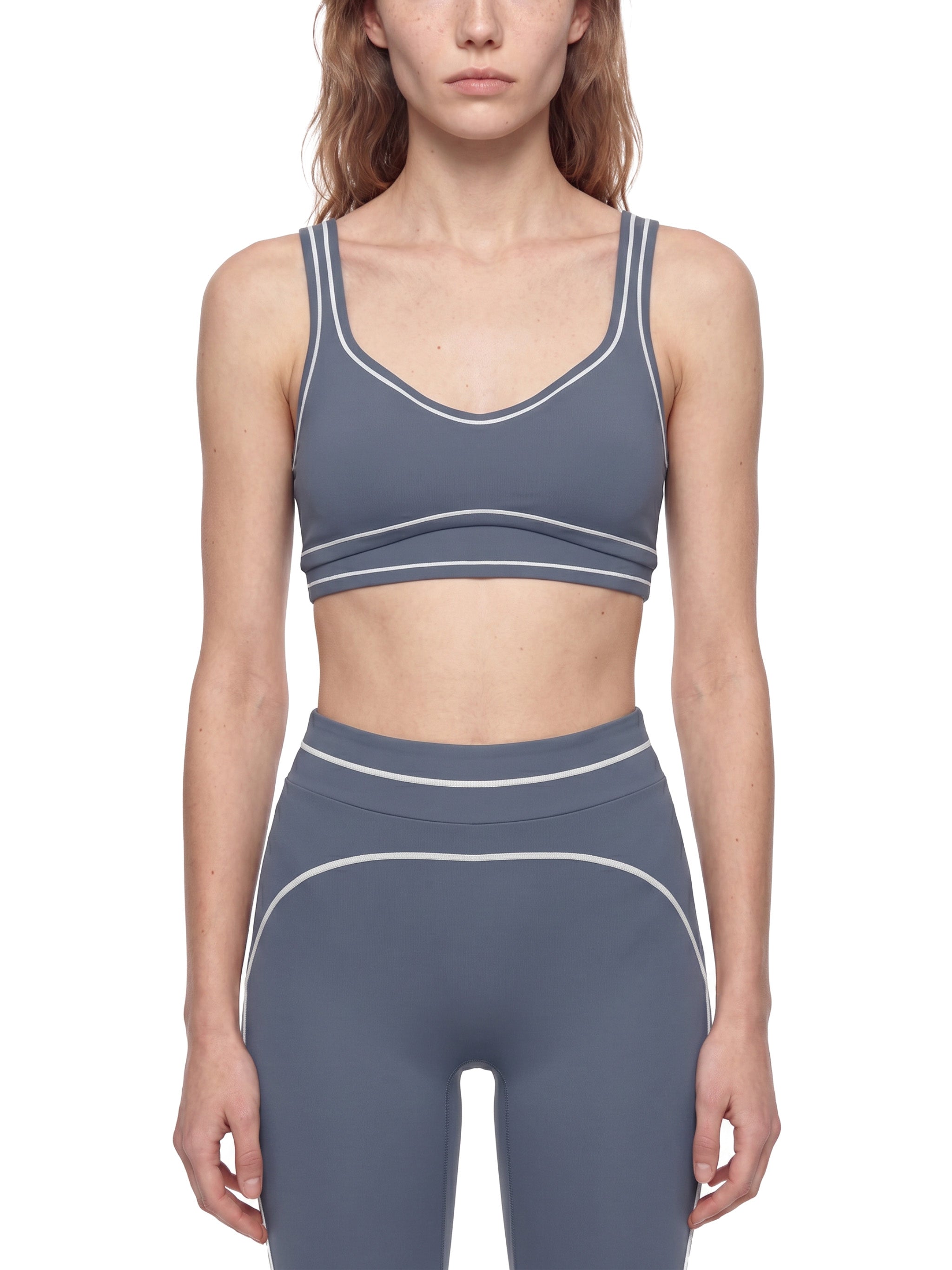 WTD Women’s Topstitching Yoga Sports Bra