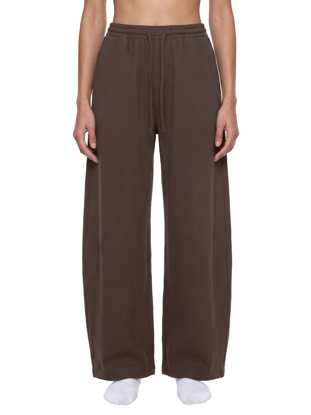 WTD Unisex Waffle Barrel Leg Pants
