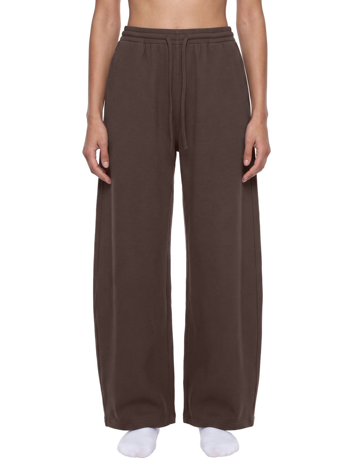 WTD Unisex Waffle Barrel Leg Pants
