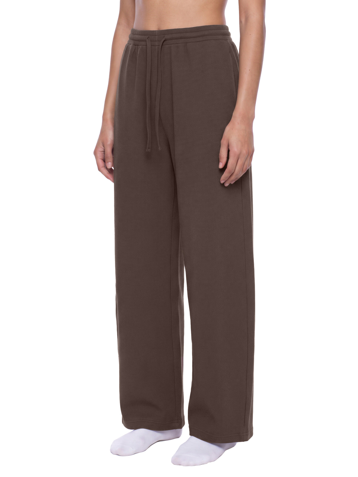 WTD Unisex Waffle Barrel Leg Pants